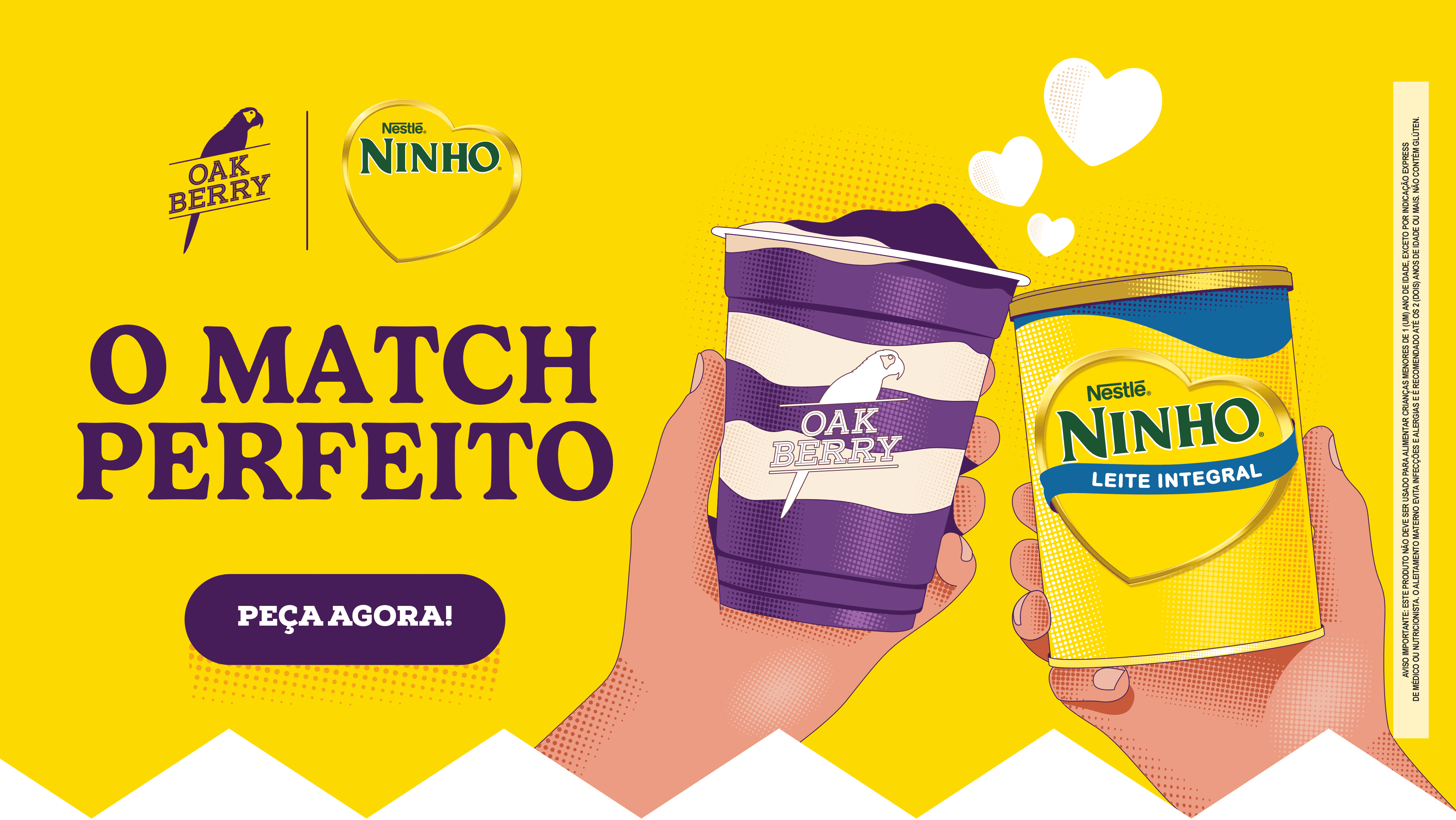 A hand holding an OAKBERRY bowl